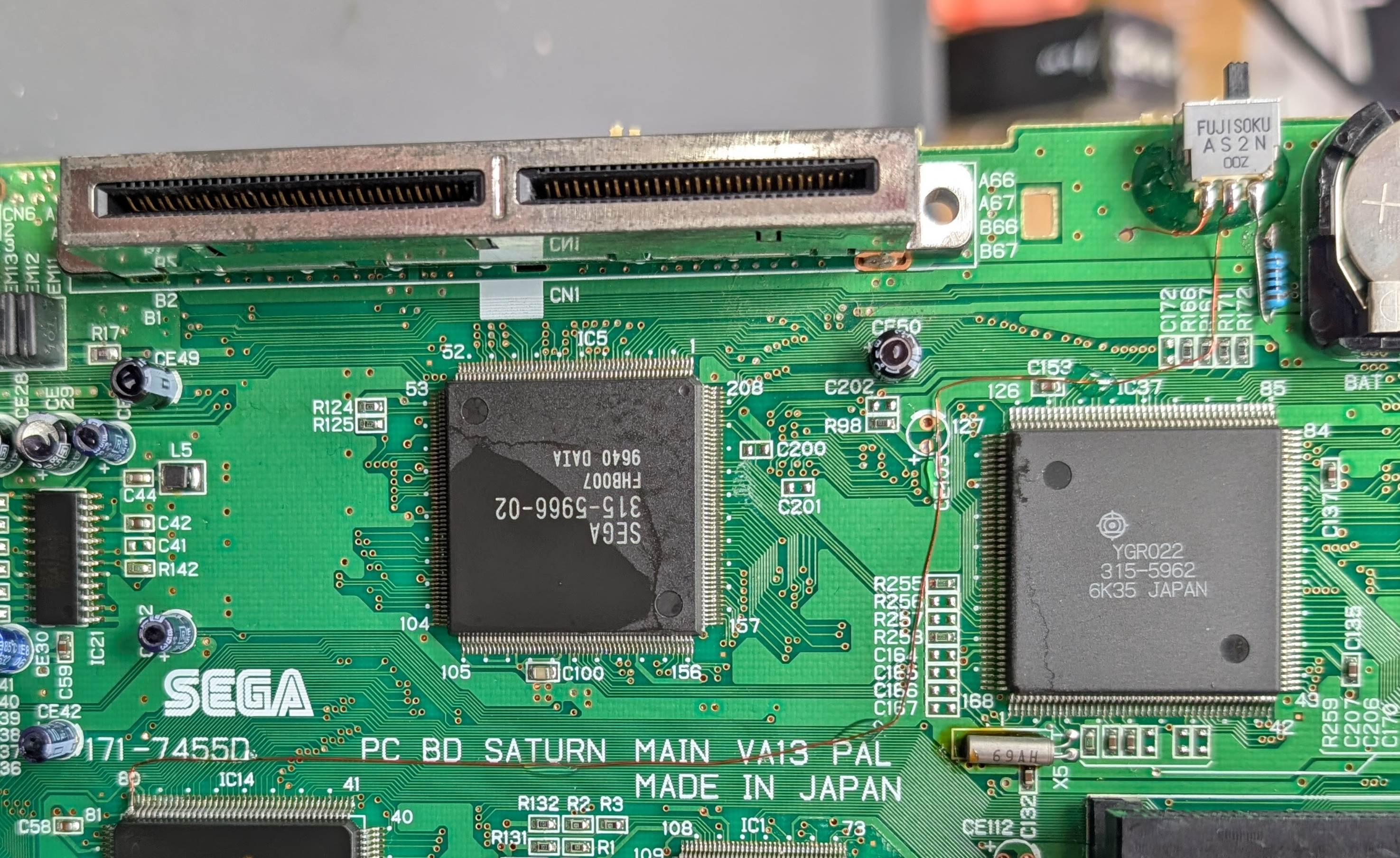 50Hz 60Hz Switch (Sega Saturn) - RetroSix Wiki